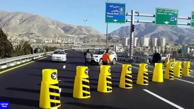 انسداد جاده چالوس تا روز چهارشنبه