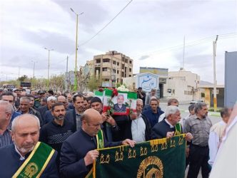 وداع با جانباز سرافراز دفاع مقدس